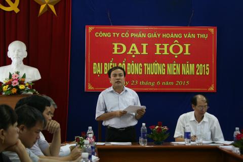 Một số hình ảnh Đại Hội Cổ đông Thường niên 2015