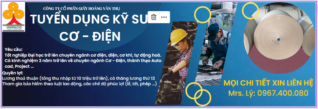 Kỹ sư Cơ - Điện