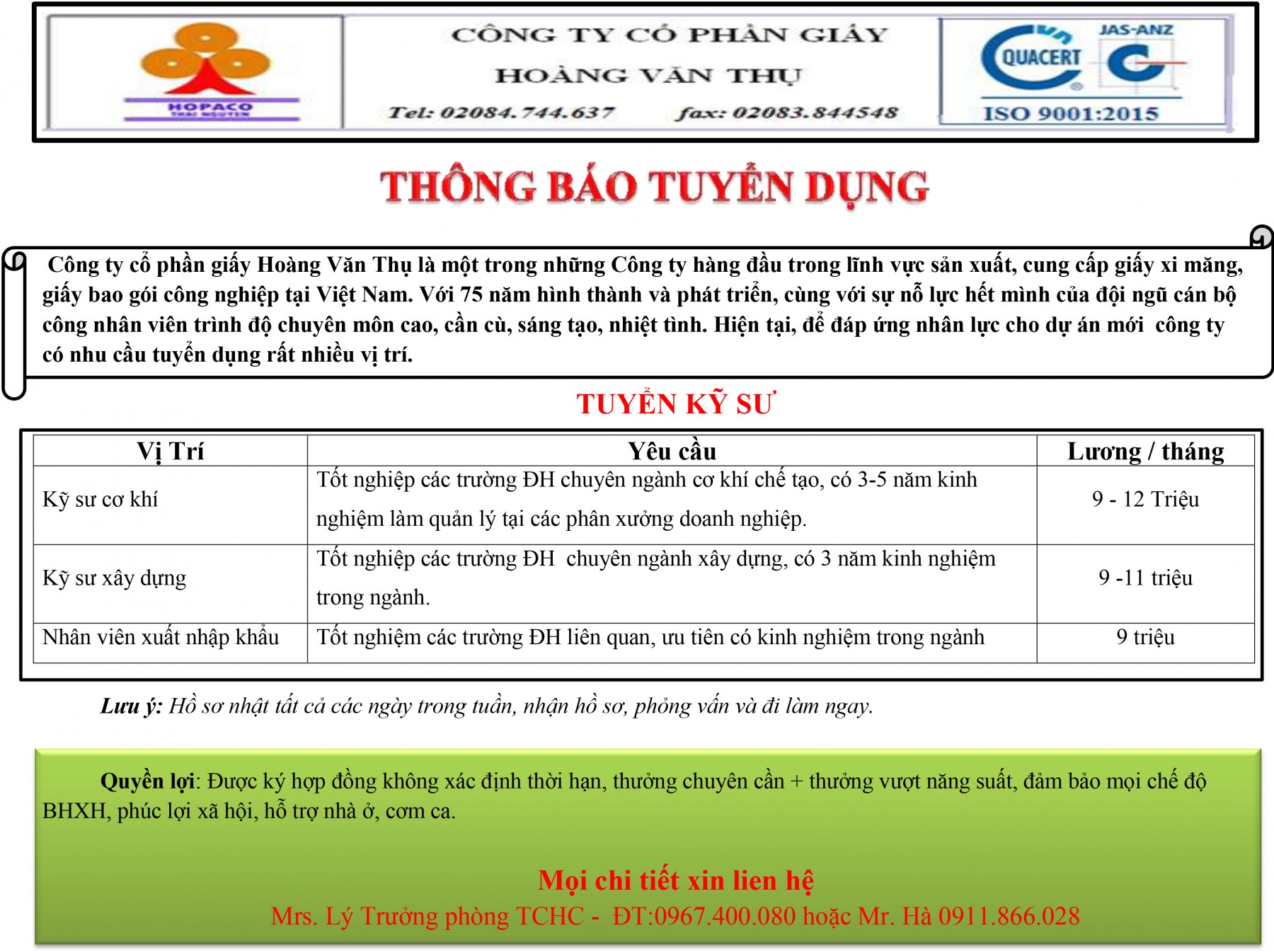 To doi tuyen dung ky su t12